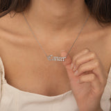 Zodiac Name Necklace