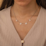 Silver Personalized Name Necklace