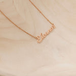 Rose Gold Personalized Custom Name Necklace for Everyday