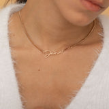 Rome Name Necklace