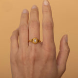 tarnish free freshwater pearl vintage style ring