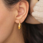 dome bold hoop earrings 