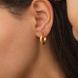 dainty gold tarnish free jewelry earrings