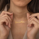 Gold Filled Custom Name Necklace. Personalized Jewelry for Mom