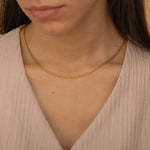 Gold Rope Chain Necklace Perfect for Layering