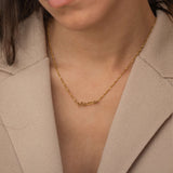 Gold Mama Necklace with Singapore Necklace