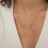 Rose Gold Personalized Custom Name Necklace for Everyday