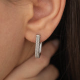 silver anti tarnish earrings