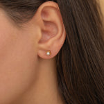 dainty gold pearl stud earrings for everyday wear since they are waterproof and made of tarnish free material